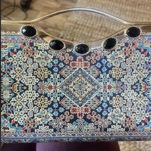 Turkish Tapestry Vintage Clutch